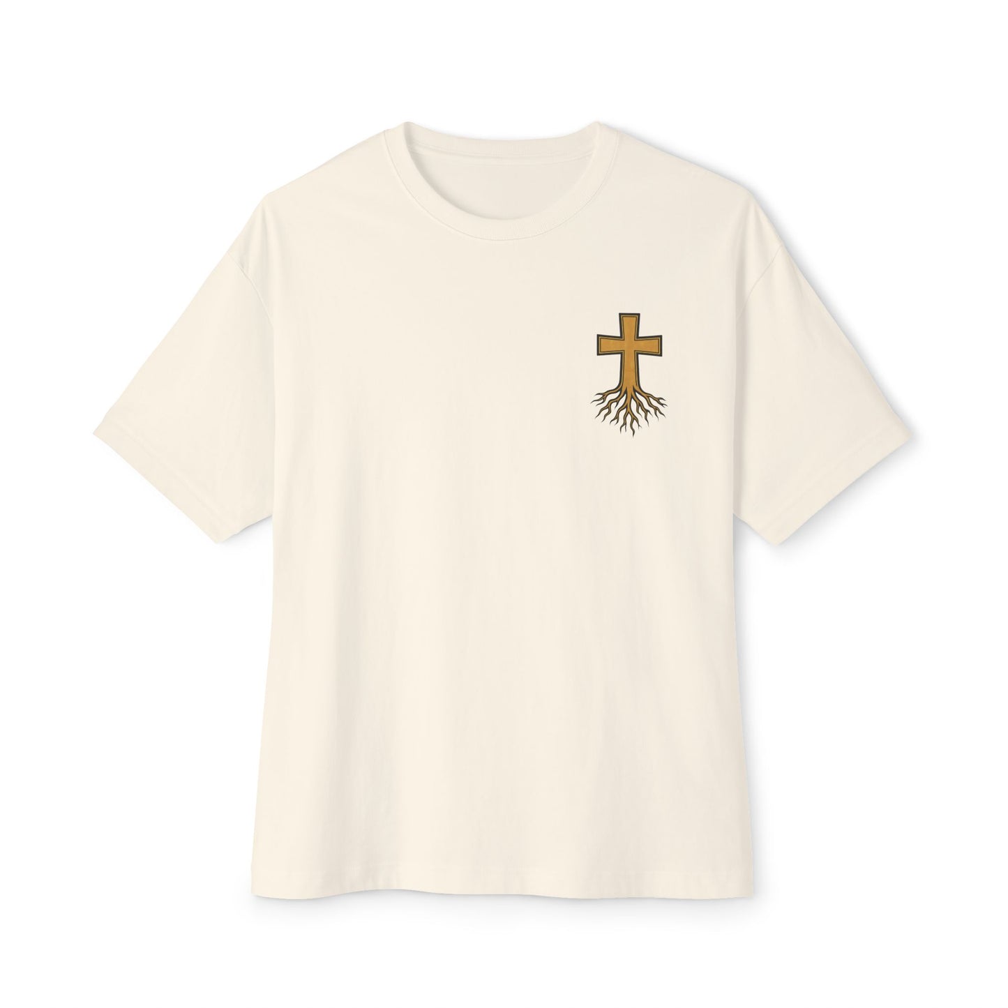Oversized Golden Cross Tee