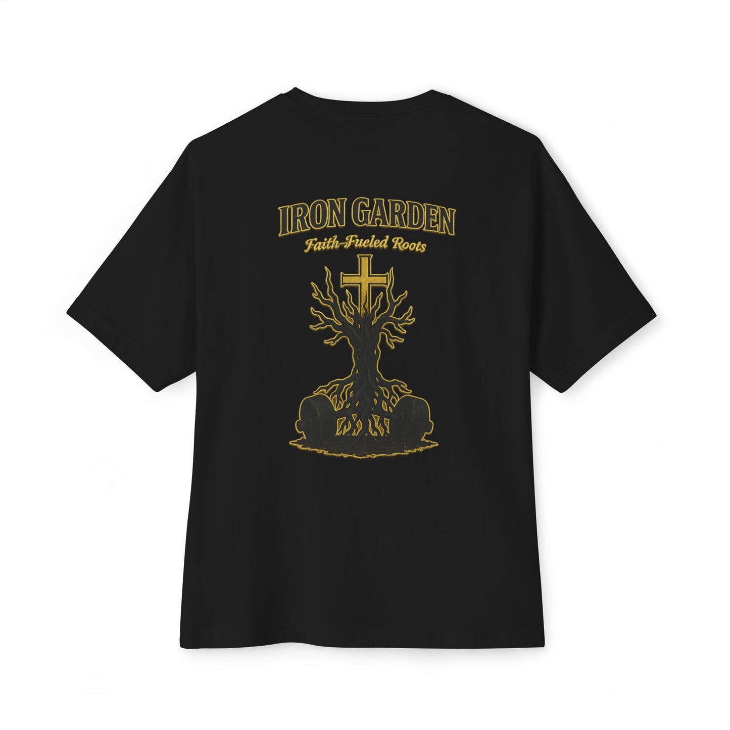Oversized Golden Cross Tee