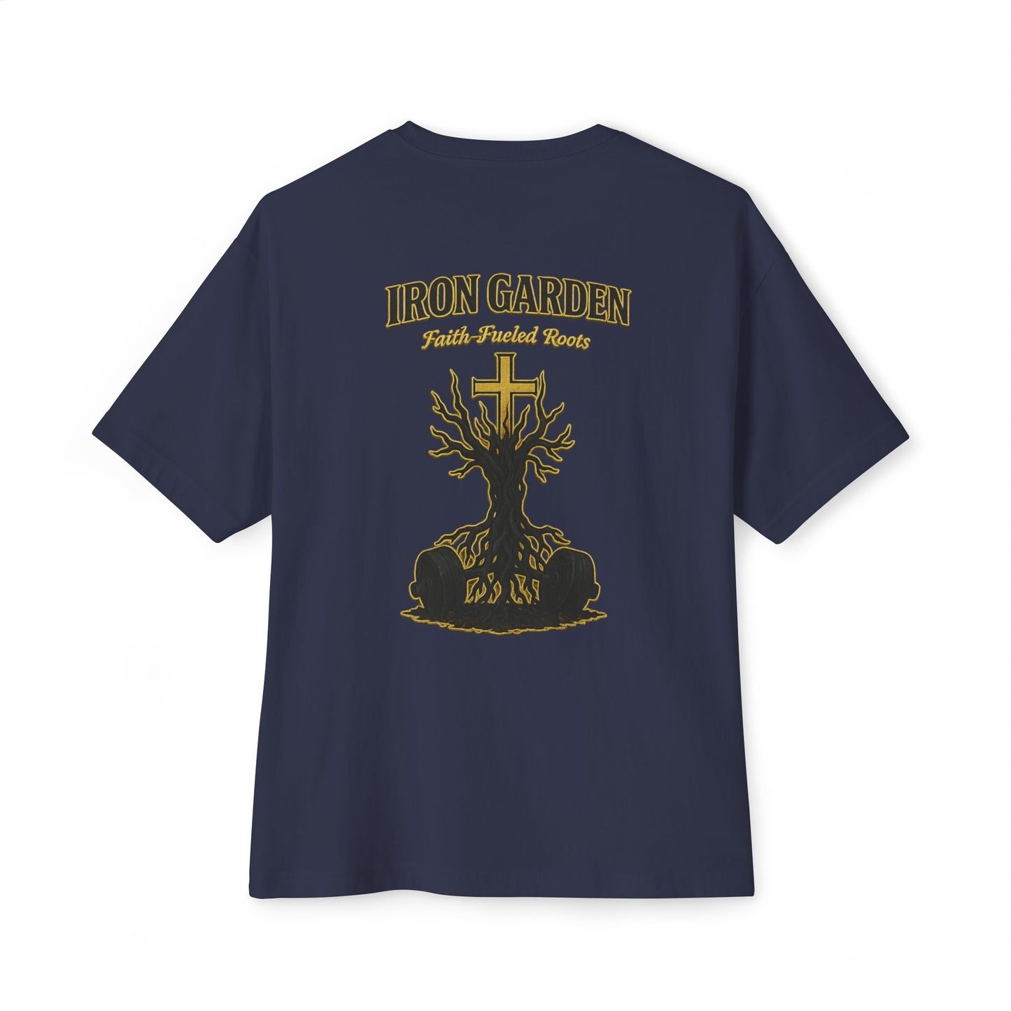 Oversized Golden Cross Tee