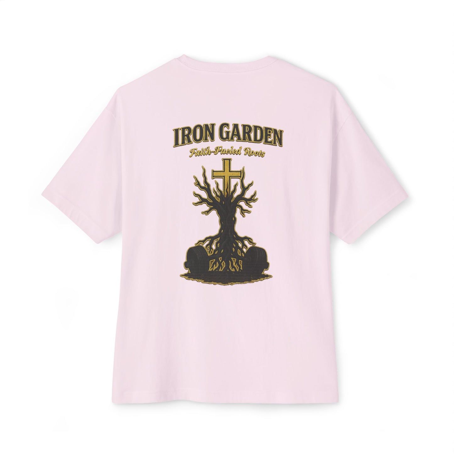 Oversized Golden Cross Tee
